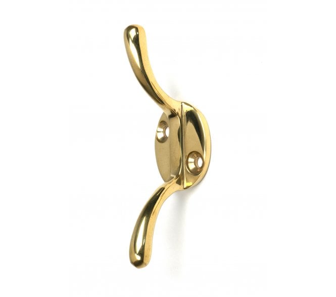 From The Anvil 52249 Newbury Cleat Hook - Polished Brass