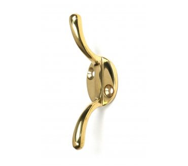 From The Anvil 52249 Newbury Cleat Hook - Polished Brass