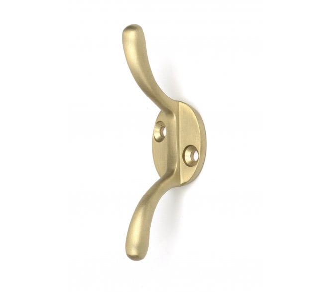 From The Anvil 52253 Newbury Cleat Hook - Satin Brass
