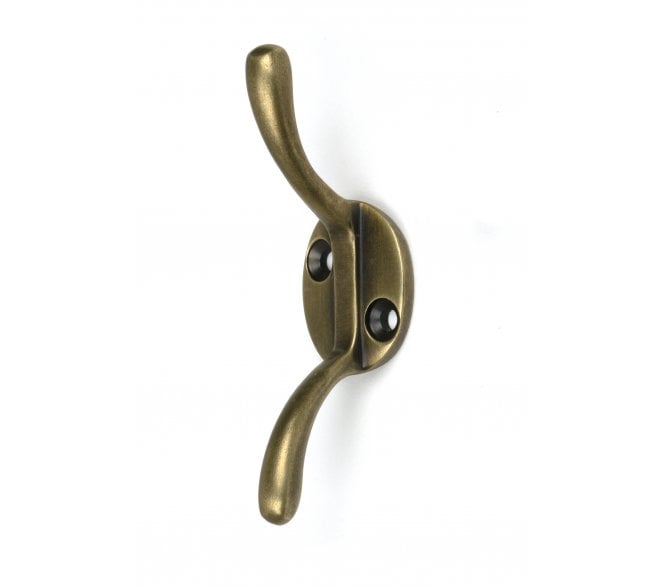 From The Anvil 52254 Newbury Cleat Hook - Burnished Brass