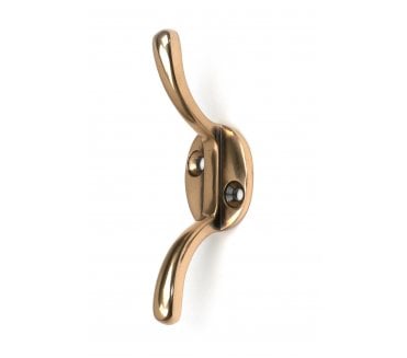 From The Anvil 52256 Newbury Cleat Hook - Polished Bronze