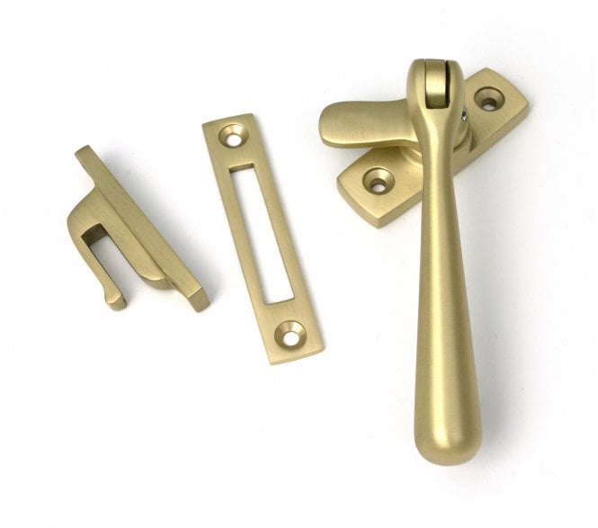 From The Anvil 52314 Locking Newbury Fastener - Satin Brass
