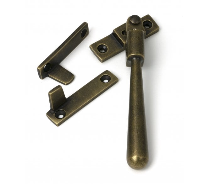 From The Anvil 52315 Night-Vent Locking Newbury Fastener - Burnished Brass