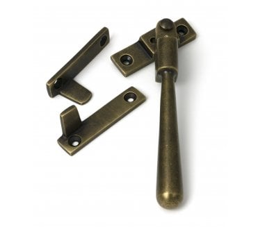 From The Anvil 52315 Night-Vent Locking Newbury Fastener - Burnished Brass