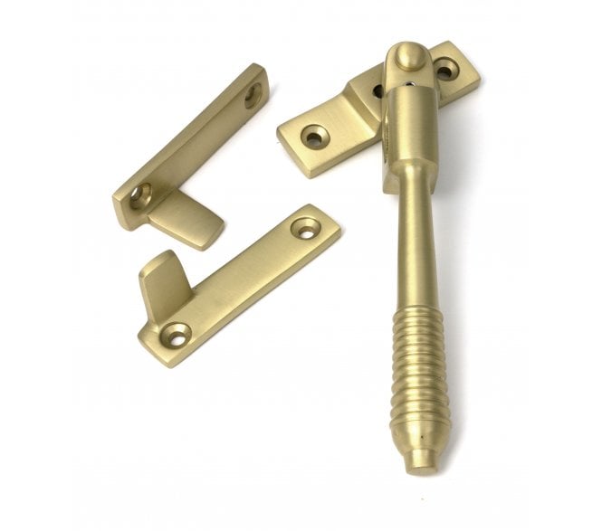 From The Anvil 52322 Night-Vent Locking Reeded Fastener - Satin Brass