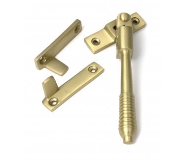 From The Anvil 52322 Night-Vent Locking Reeded Fastener - Satin Brass