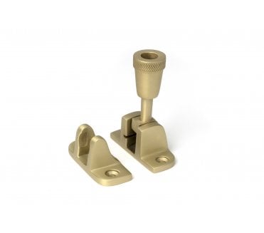 From The Anvil 52345 Satin Brass Brompton Brighton Fastener (Radiused)