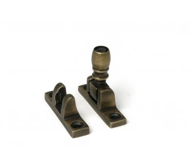 From The Anvil 52352 Burnished Brass Mushroom Brighton Fastener - Narrow (Square)
