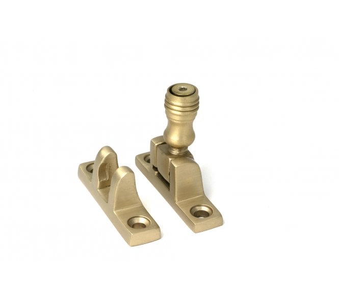 From The Anvil 52354 Satin Brass Prestbury Brighton Fastener - Narrow (Square)