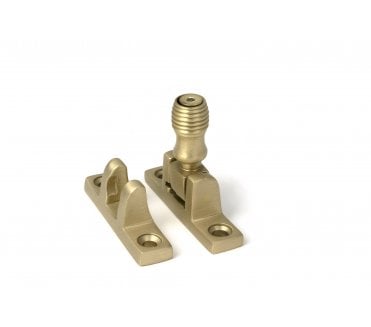 From The Anvil 52355 Satin Brass Beehive Brighton Fastener - Narrow (Square)