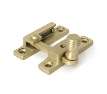 From The Anvil 52362 Satin Brass Prestbury Quadrant Fastener - Narrow