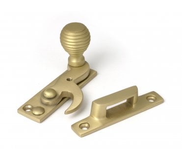 From The Anvil 52366 Satin Brass Beehive Sash Window Hook Fastener