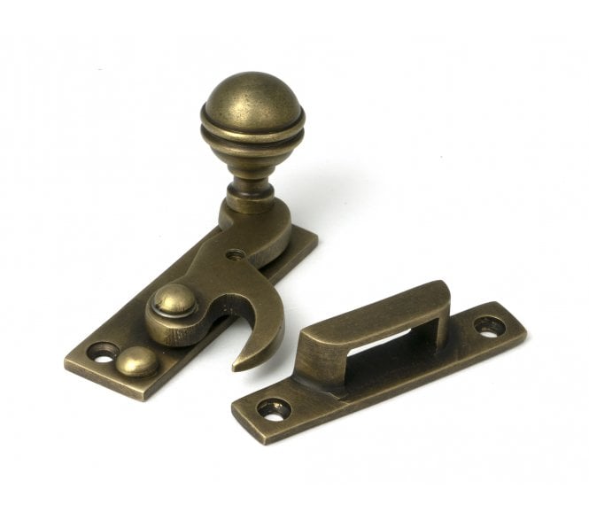 From The Anvil 52367 Burnished Brass Prestbury Sash Window Hook Fastener