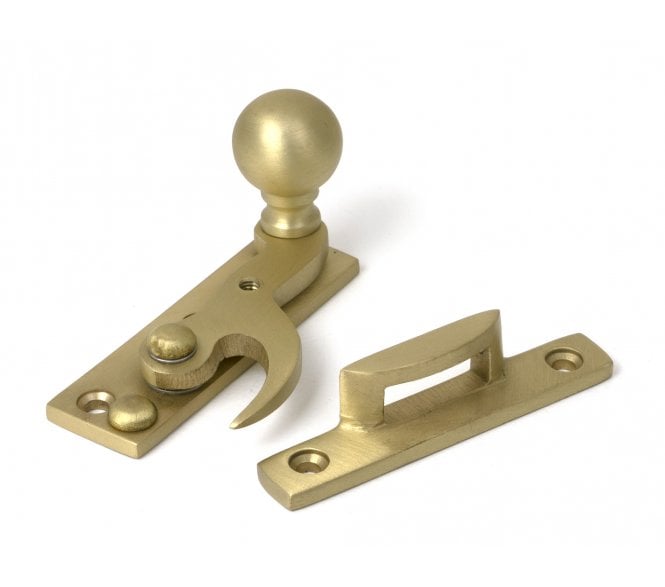 From The Anvil 52377 Satin Brass Sash Window Hook Fastener