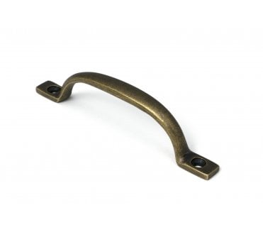 From The Anvil 52384 Burnished Brass Slim Sash Window Pull