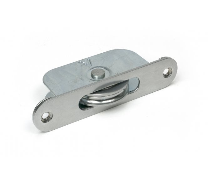From The Anvil 52390 Sash Window Pulley 75kg (Radius) - Satn Chrome