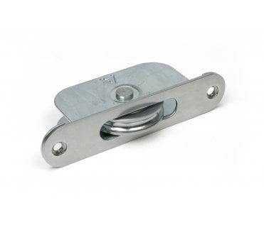 From The Anvil 52390 Sash Window Pulley 75kg (Radius) - Satn Chrome