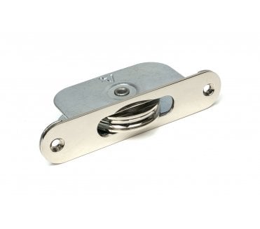 From The Anvil 52391 Sash Window Pulley 75kg (Radius) - Polished Nickel