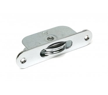 From The Anvil 52394 Sash Window Pulley 75kg (Radius) - Polished Chrome