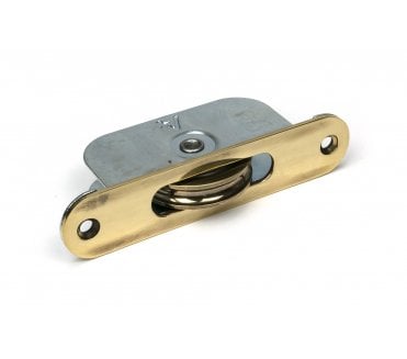 From The Anvil 52395 Sash Window Pulley 75kg (Radius) - Aged Brass