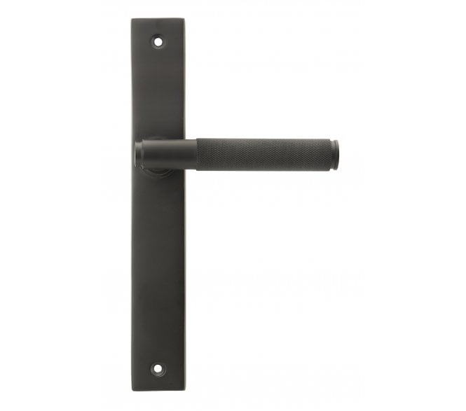 From The Anvil 52416 Brompton Slimline Lever Espag. Latch Set - Aged Bronze