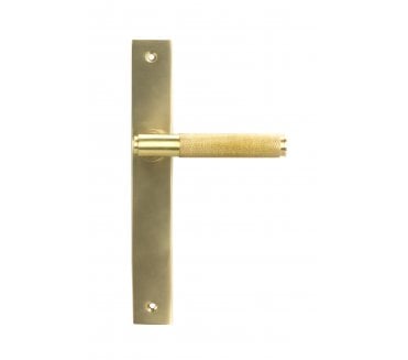 From The Anvil 52419 Satin Brass Brompton Slimline Lever Espag. Latch Set