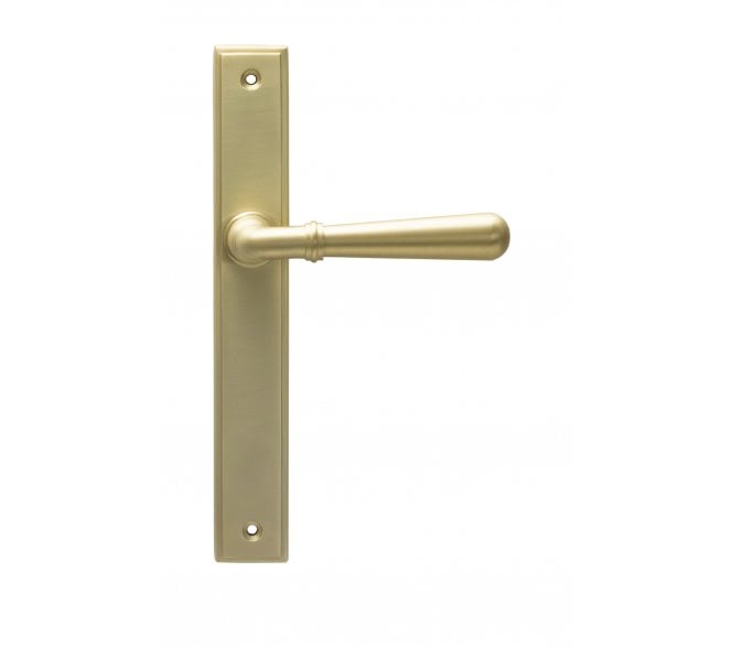 From The Anvil 52422 Newbury Slimline Lever Espag. Latch Set - Satin Brass