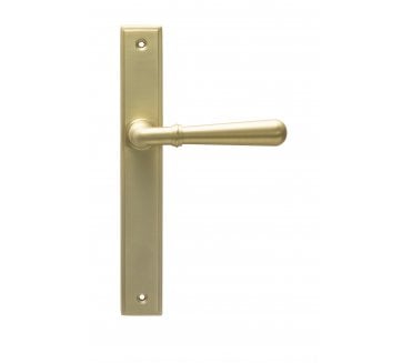 From The Anvil 52422 Newbury Slimline Lever Espag. Latch Set - Satin Brass