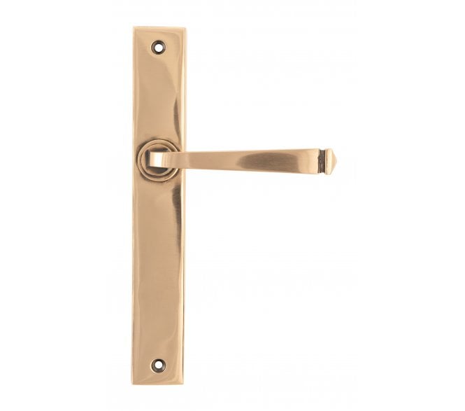From The Anvil 52430 Avon Slimline Lever Espag. Latch Set - Polished Bronze