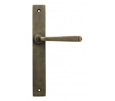 From The Anvil 52432 Avon Slimline Lever Latch Set - Burnished Brass