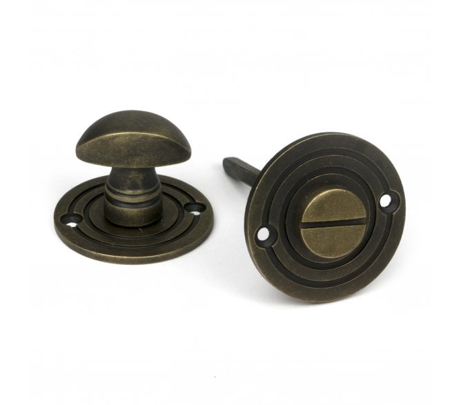 From The Anvil 52462 Bathroom Turn & Release Set - Burnished Brass