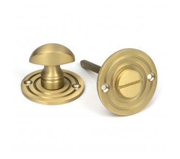 From The Anvil 52463 Bathroom Turn & Release Set - Satin Brass