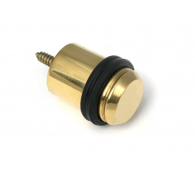 From The Anvil 52469 Floor Mounted Door Stop - Polished Brass