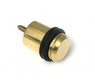 From The Anvil 52469 Floor Mounted Door Stop - Polished Brass