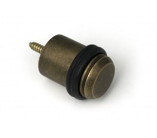 From The Anvil 52471 Floor Mounted Door Stop - Burnished Brass