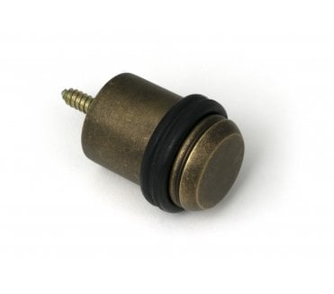From The Anvil 52471 Floor Mounted Door Stop - Burnished Brass