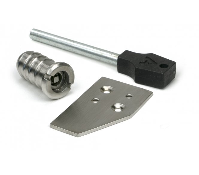 From The Anvil 52475 Satin Stainless Steel (Grade 316) Key-Flush Sash Window Stop