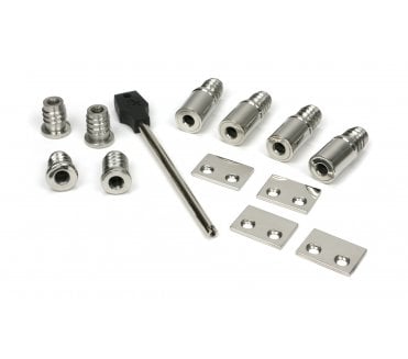 From The Anvil 52477 Polished Stainless Steel (Grade 316) Secure Stops (Pack of 4)