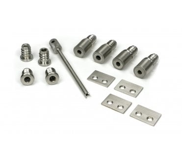 From The Anvil 52478 Satin Stainless Steel (Grade 316) Secure Stops (Pack of 4)