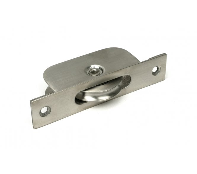 From The Anvil 52480 (Grade 316) Square Ended Sash Window Pulley 75kg - Satin Stainless Steel