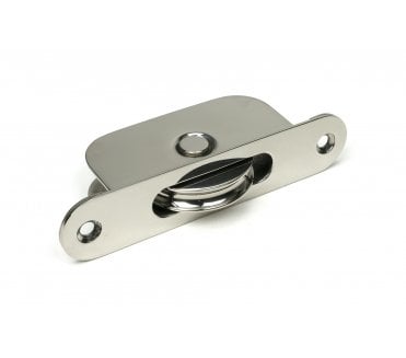 From The Anvil 52484 (Grade 316) Sash Window Pulley 75kg (Radius) - Polished Stainless Steel