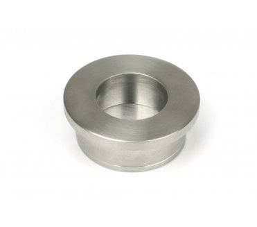 From The Anvil 52522 (Grade 316) Sliding Door Edge Pull - 34mm - Satin Stainless Steel