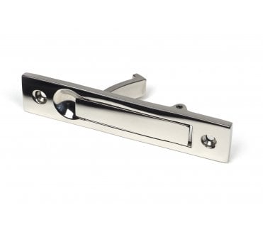 From The Anvil 52523 (Grade 316) Sliding Door Gravity Edge Pull - 125mm x 25mm - Polished Stainless Steel