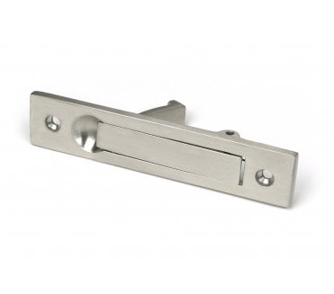 From The Anvil 52524 (Grade 316) Sliding Door Gravity Edge Pull - 125mm x 25mm - Satin Stainless Steel