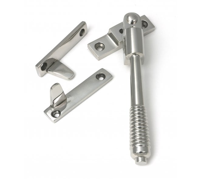 From The Anvil 52527 (Grade 316) Night-Vent Locking Reeded Fastener - Polished Stainless Steel
