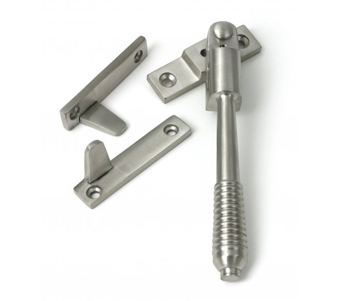 From The Anvil 52528 (Grade 316) Night-Vent Locking Reeded Fastener - Satin Stainless Steel