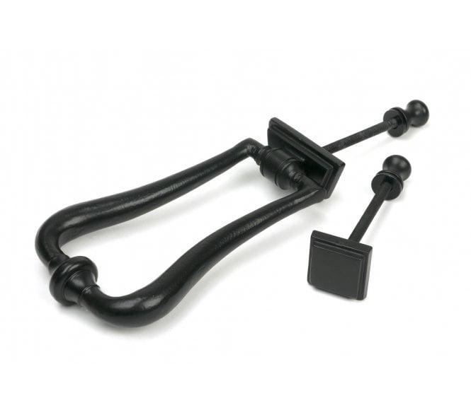 From The Anvil 52535 Slimline Art Deco Door Knocker - Matt Black