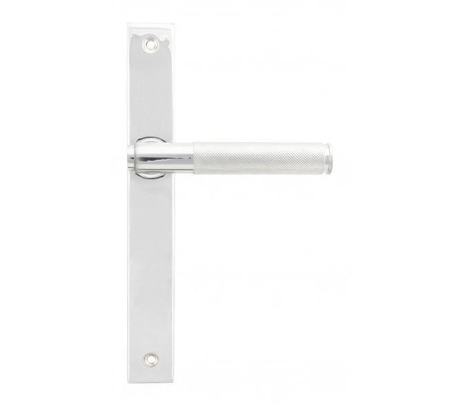 From The Anvil 52537 Polished Chrome Brompton Slimline Lever Espag. Latch Set