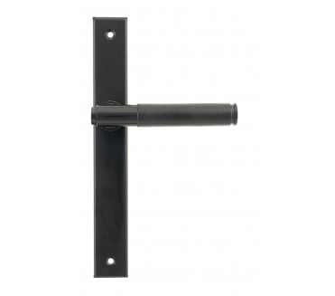 From The Anvil 52539 Brompton Slimline Lever Espag. Latch Set - Black