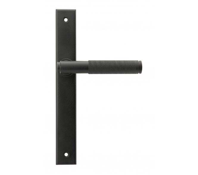 From The Anvil 52540 Brompton Slimline Lever Espag. Latch Set - Matt Black